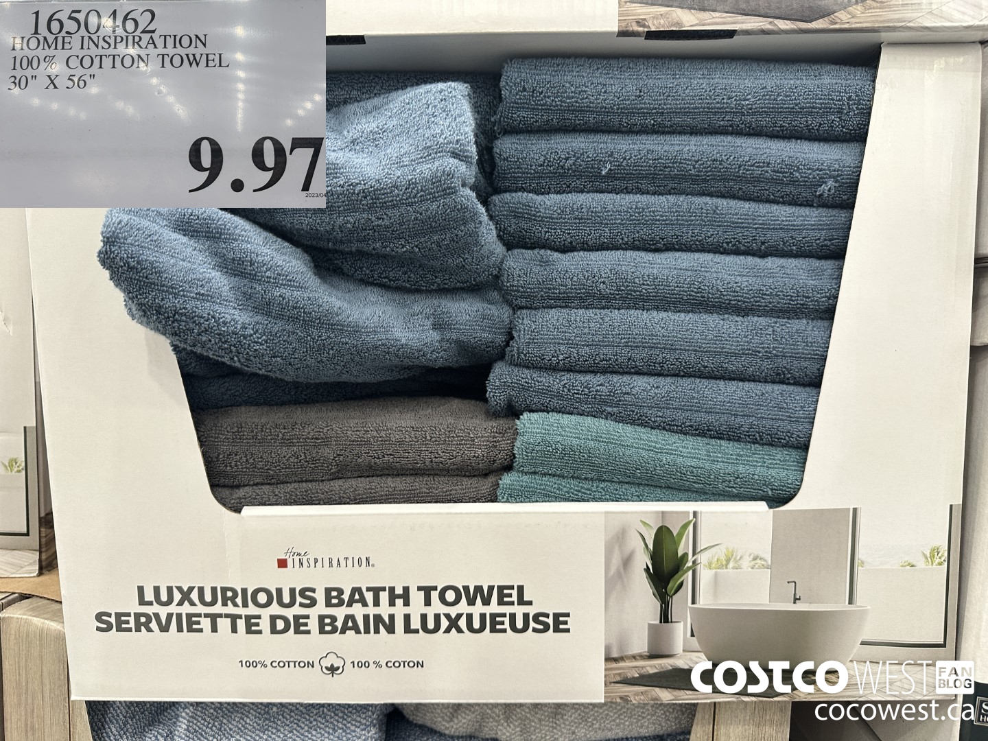 1650462 HOME INSPIRATION 100% COTTON TOWEL 30