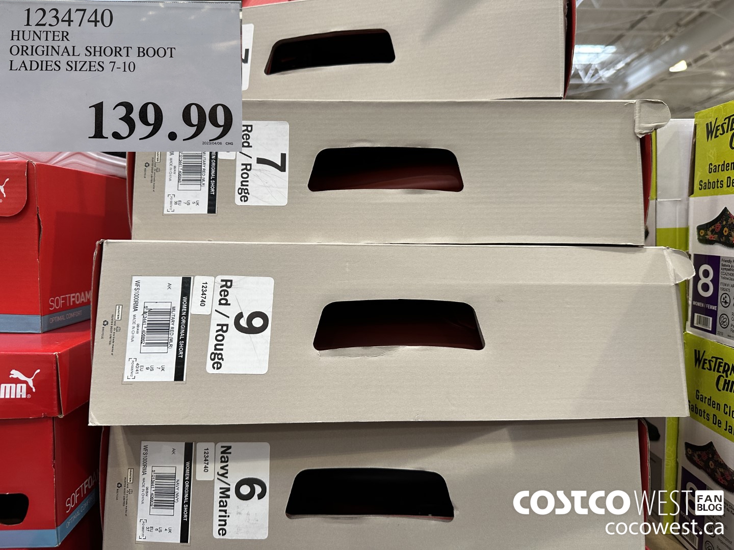 1234740 HUNTER ORIGINAL SHORT BOOT LADIES SIZES 7-10 $139.99