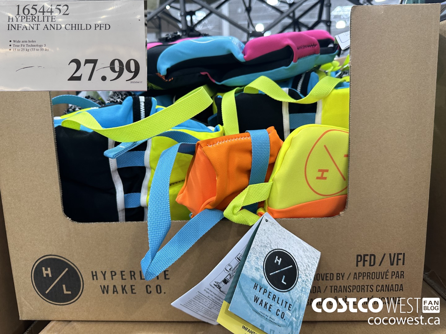 1654452 HYPERLITE INFANT AND CHILD PFD $27.99