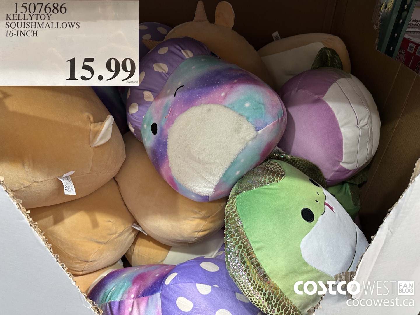 1507686 KELLYTOY SQUISHMALLOWS 16 INCH $15.99