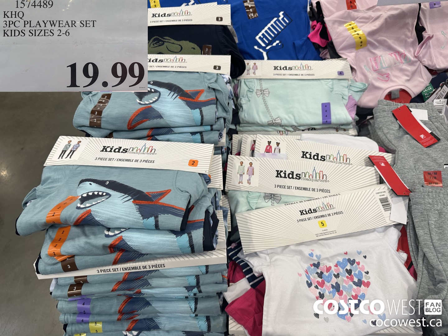 1574489 KHQ 3PC PLAYWEAR SET KIDS SIZES 2-6 $19.99