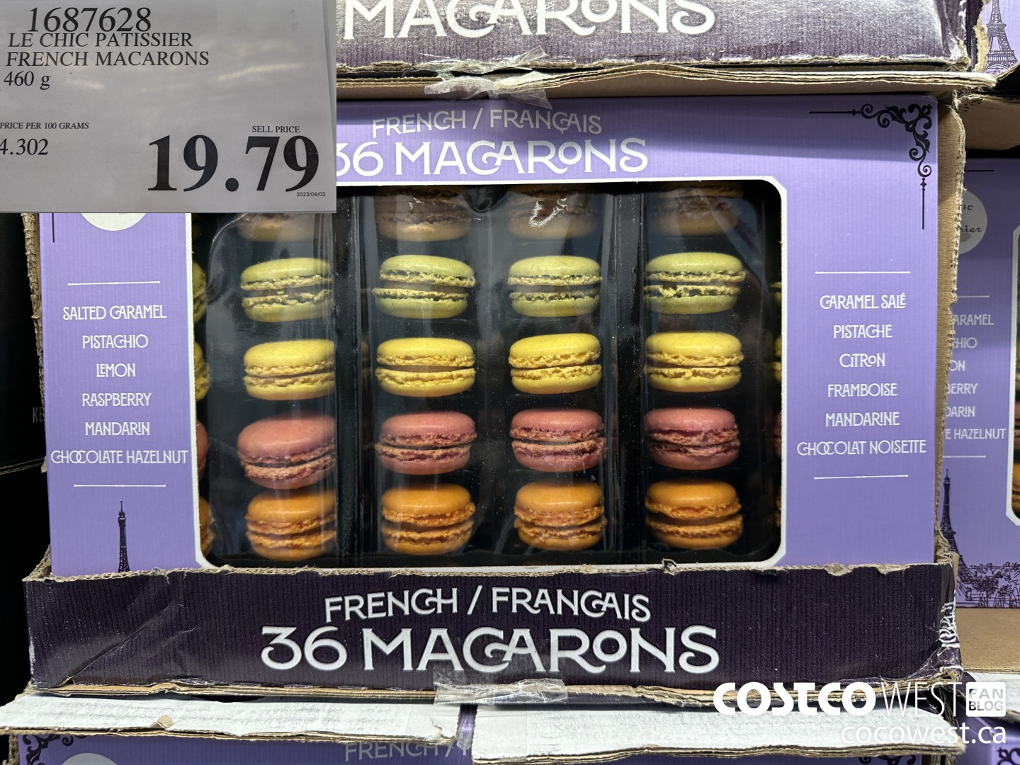 1687628 LE CHIC PATISSIER FRENCH MACARONS 460 G $19.79