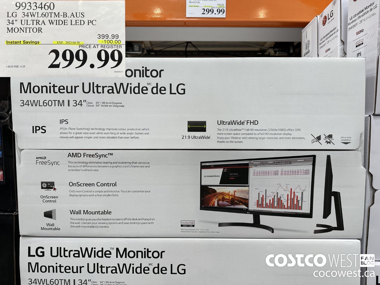 9933460 LG 34WL60TM-B.AUS 34