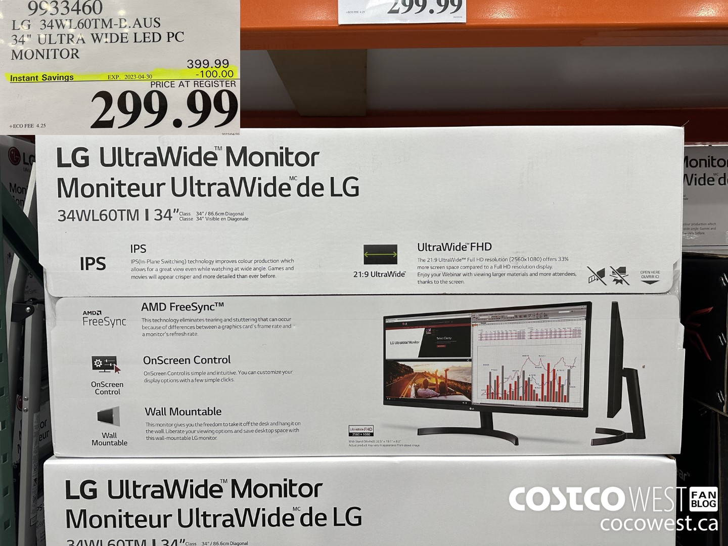 9933460 LG 34WL60TM-B.AUS 34