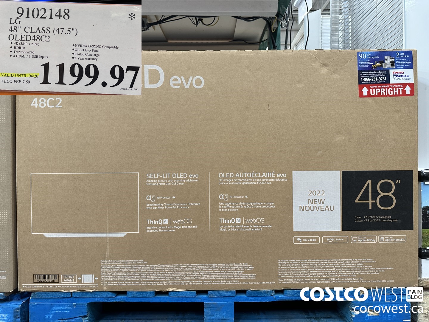 9102148 LG 4K OLED 48