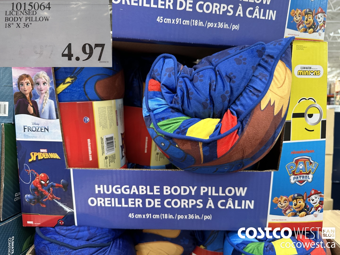 1015064 LICENSED BODY PILLOW 18