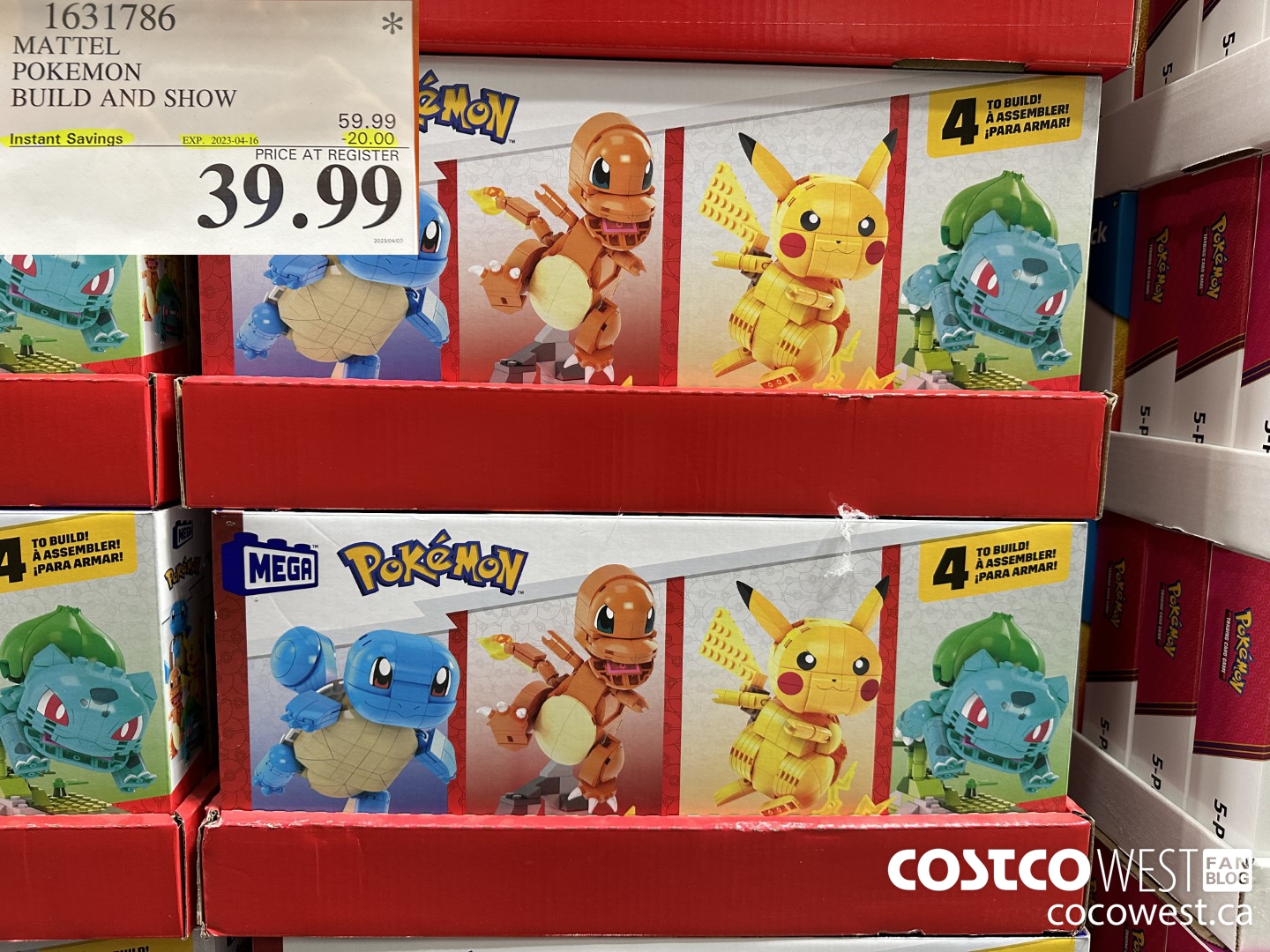 1631786 MATTEL POKEMON BUILD AND SHOW ($20.00 INSTANT SAVINGS EXPIRES ON 2023-04-16) $39.99
