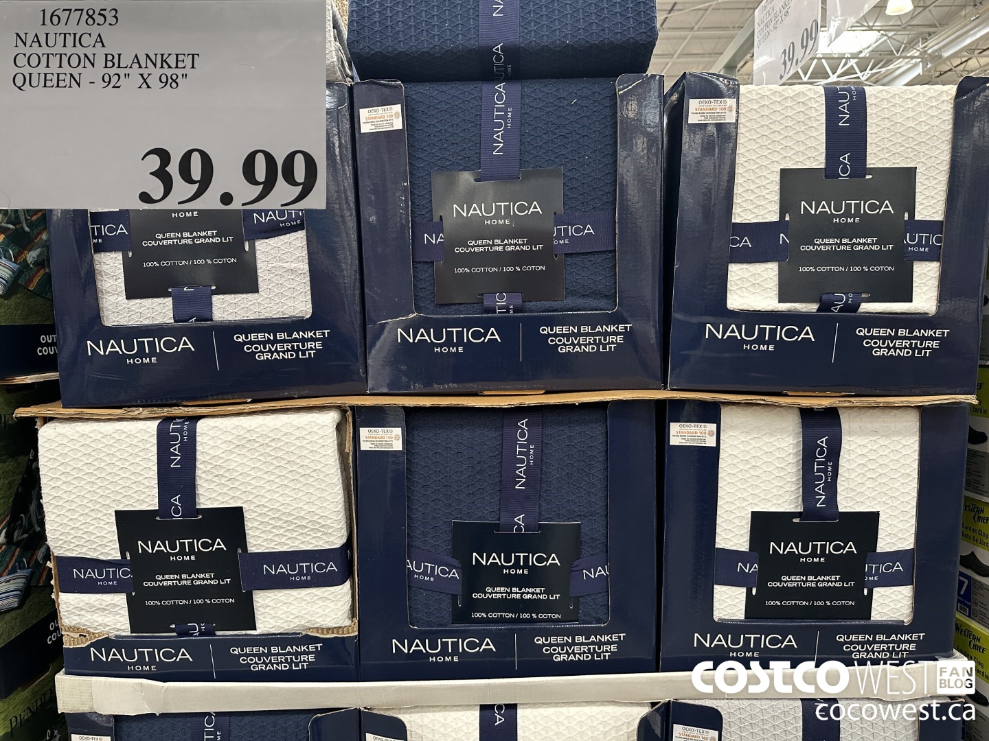 1677853 NAUTICA COTTON BLANKET QUEEN - 92