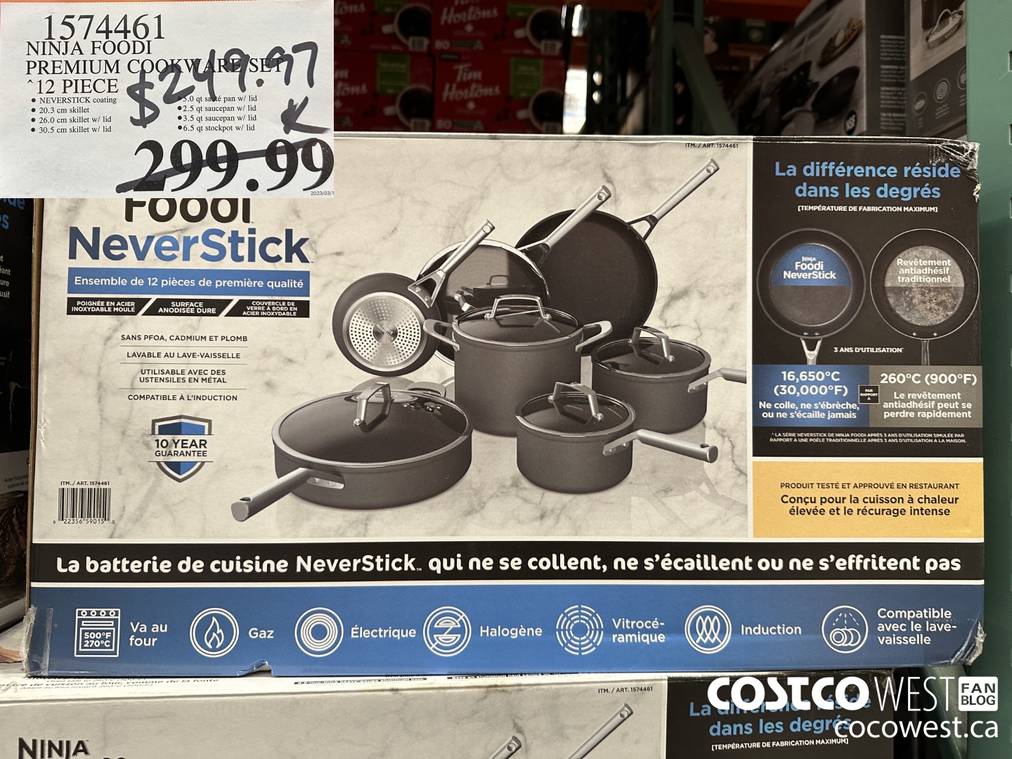 1574461 NINJA FOODI PREMIUM COOKWARE SET 12 PIECE $249.97