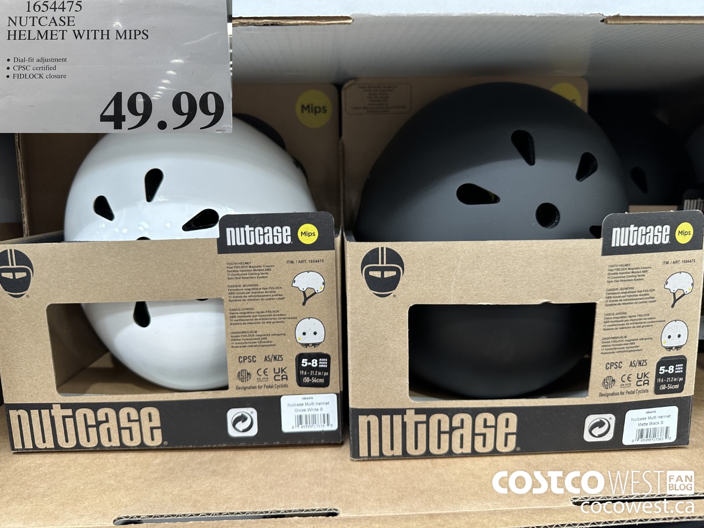 1654475 NUTCASE HELMET WITH MIPS $49.99