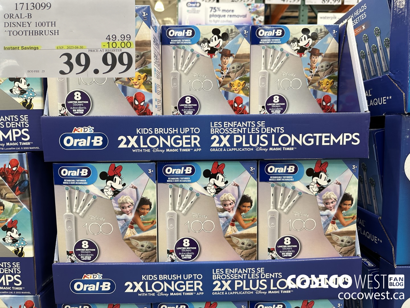 1713099 ORAL-B DISNEY 100TH TOOTHBRUSH ($10.00 INSTANT SAVINGS EXPIRES ON 2023-04-30) $39.99