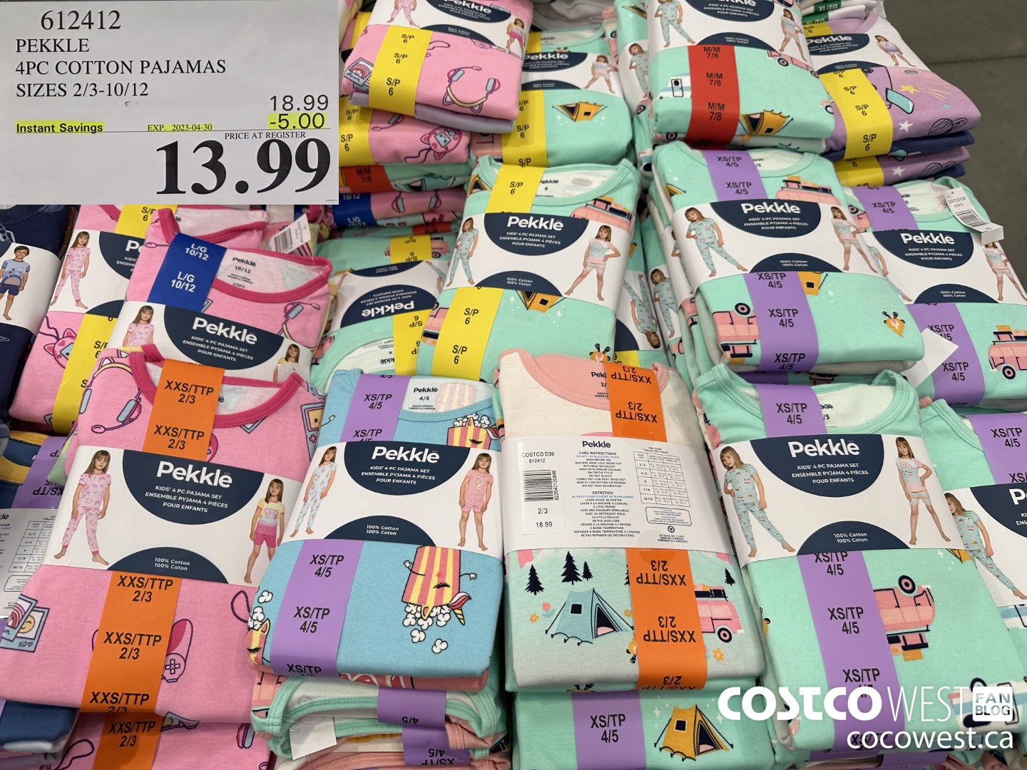 612412 PEKKLE 2PK PYJAMA SET GIRLS SIZES 2/3-10/12 ($5.00 INSTANT SAVINGS EXPIRES ON 2023-04-30) $13.99