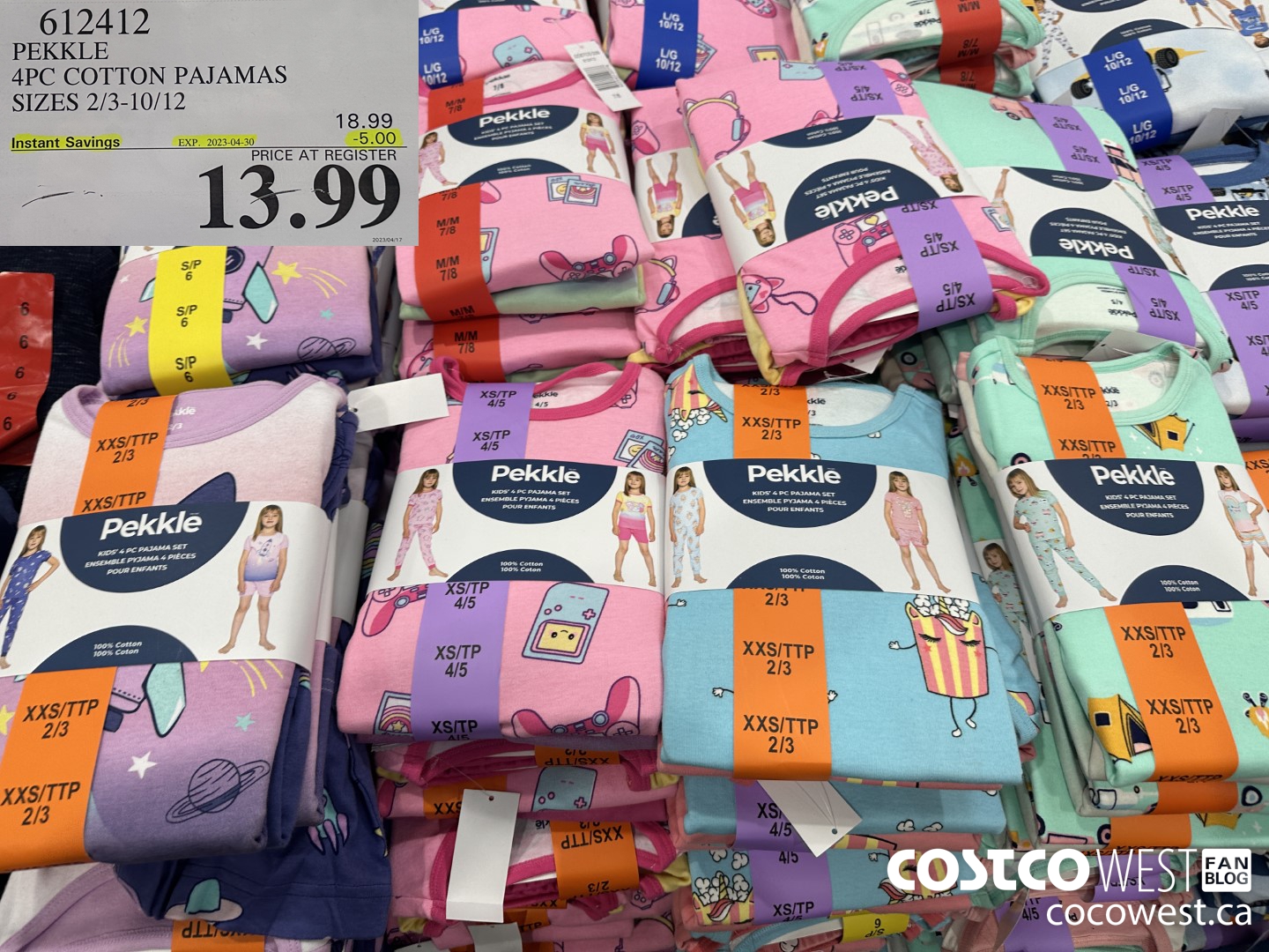 612412 PEKKLE 2PK PYJAMA SET GIRLS SIZES 2/3-10/12 ($5.00 INSTANT SAVINGS EXPIRES ON 2023-04-30) $13.99