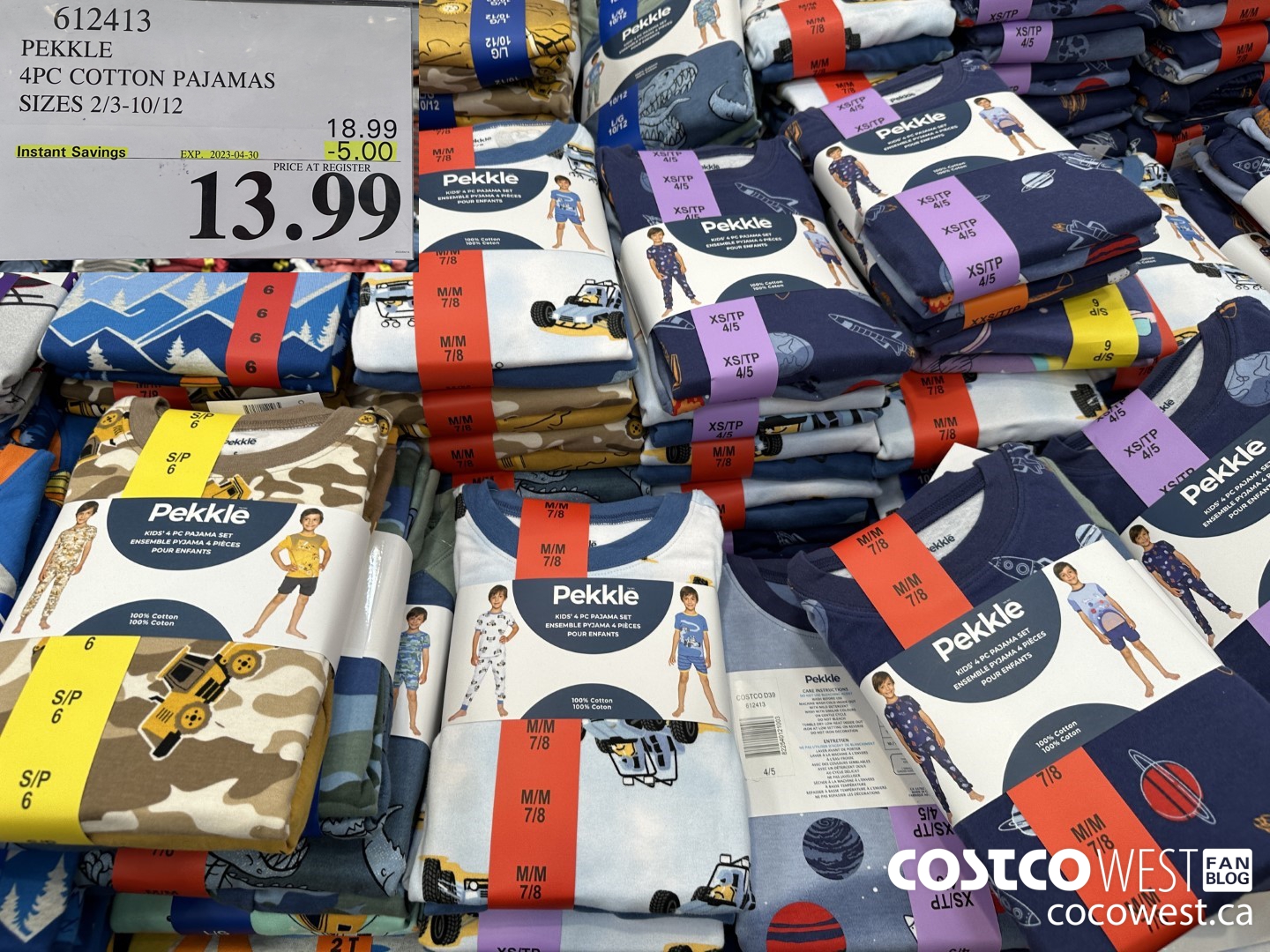 612413 PEKKLE 4PK PYJAMA SET BOYS SIZES 2/3-10-12 ($5.00 INSTANT SAVINGS EXPIRES ON 2023-04-30) $13.99