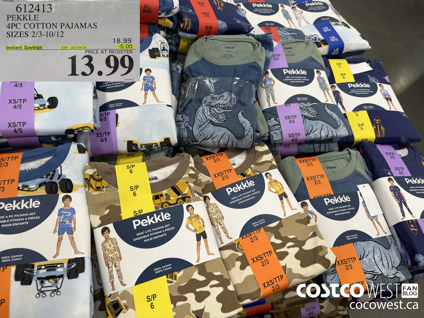 612413 PEKKLE 4PK PYJAMA SET BOYS SIZES 2/3-10/12 ($5.00 INSTANT SAVINGS EXPIRES ON 2023-04-30) $13.99