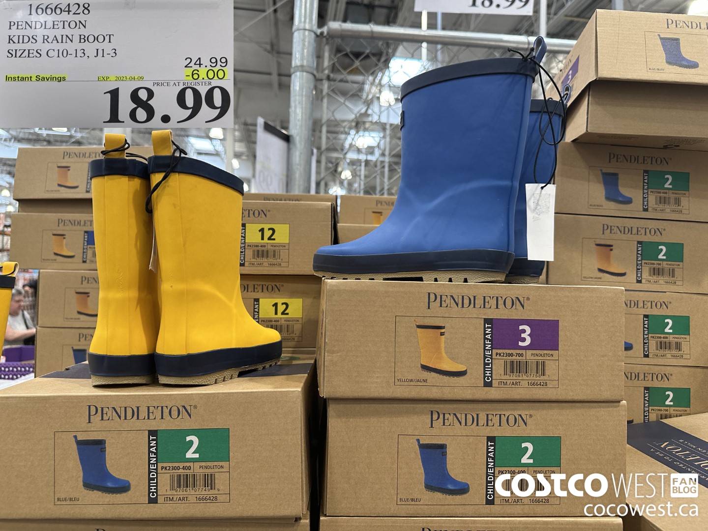 Costco kids outlet rain boots