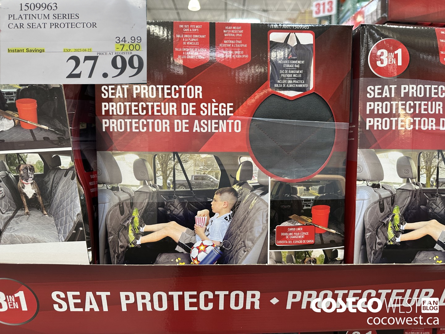 1509963 PLATINUM SERIES CAR SEAT PROTECTOR ($7.00 INSTANT SAVINGS EXPIRES ON 2023-04-23) $27.99