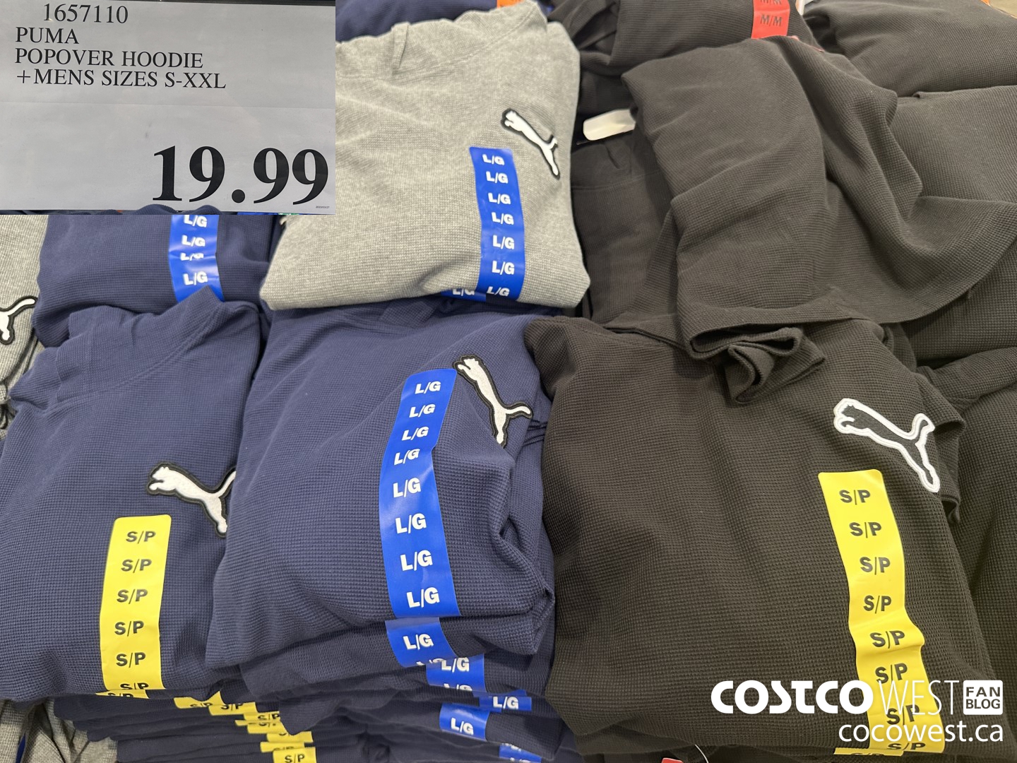 1657110 PUMA POPOVER HOODIE MENS SIZES S-XXL $19.99