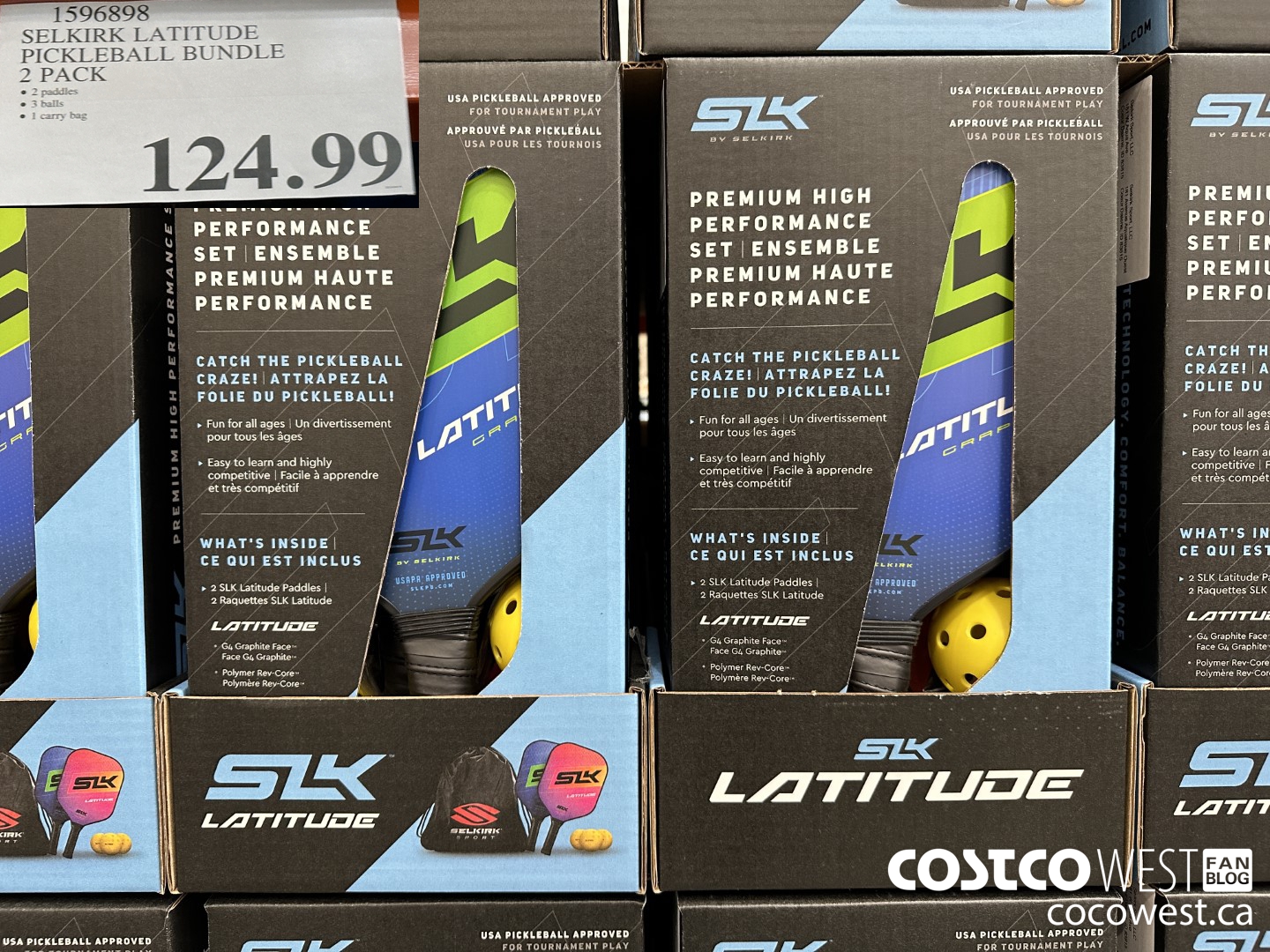 1596898 SELKIRK LATITUDE PICKLEBALL BUNDLE 2 PACK $124.99