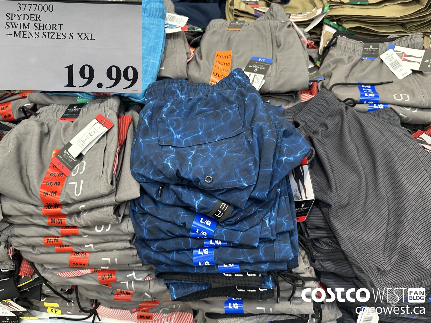 3777000 SPYDER SWIM SHORT MENS SIZES S-XXL $19.99