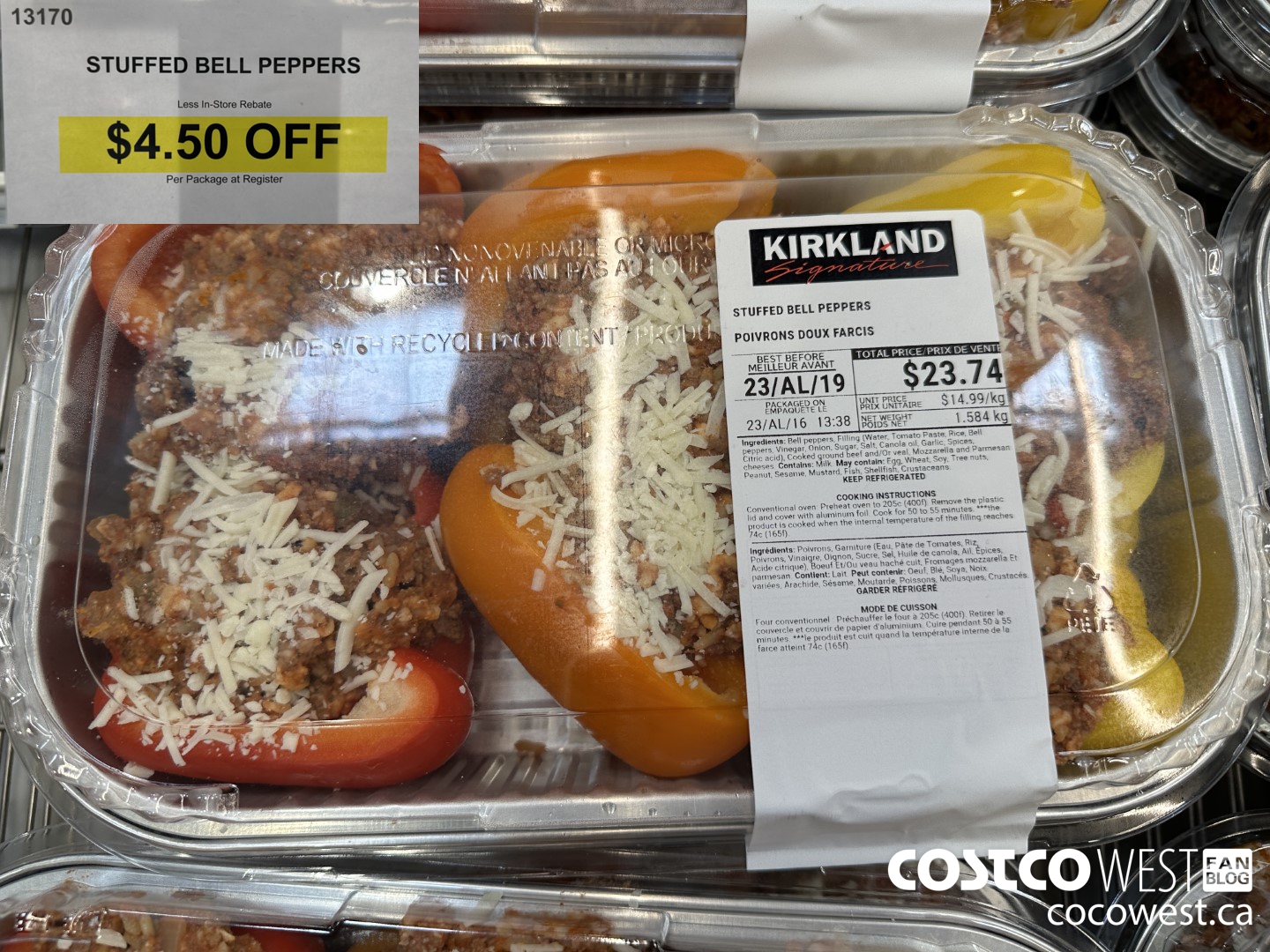 13170 STUFFED BELL PEPPERS ($4.50 INSTANT SAVINGS)