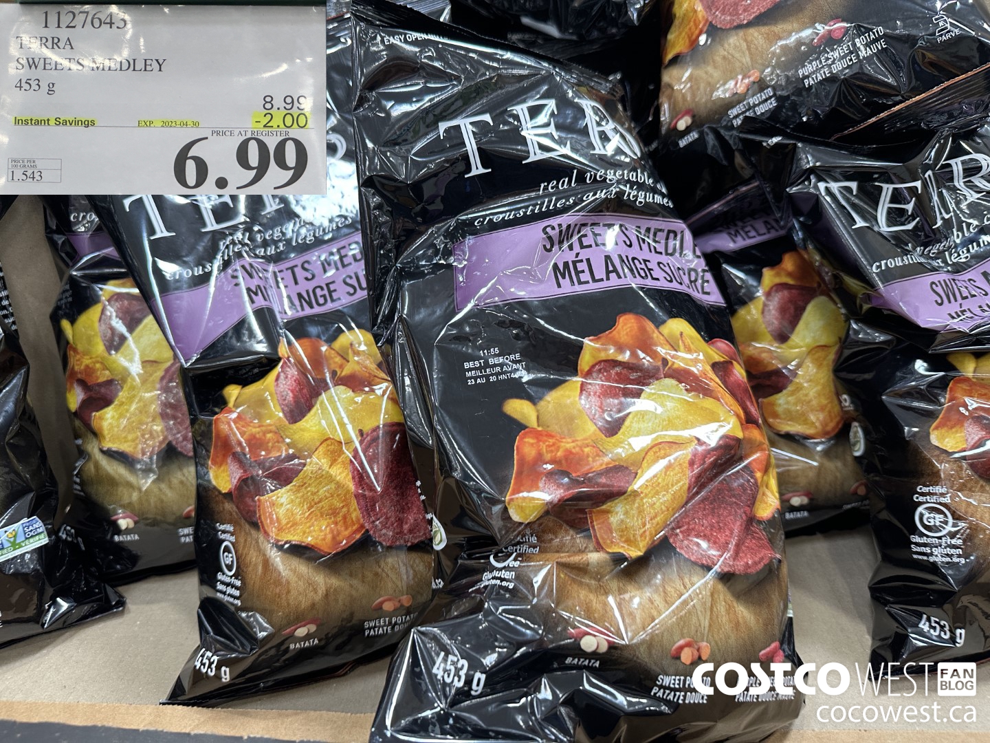 1127643 TERRA SWEETS MEDLEY 453 g ($2.00 INSTANT SAVINGS EXPIRES ON 2023-04-30) $6.99