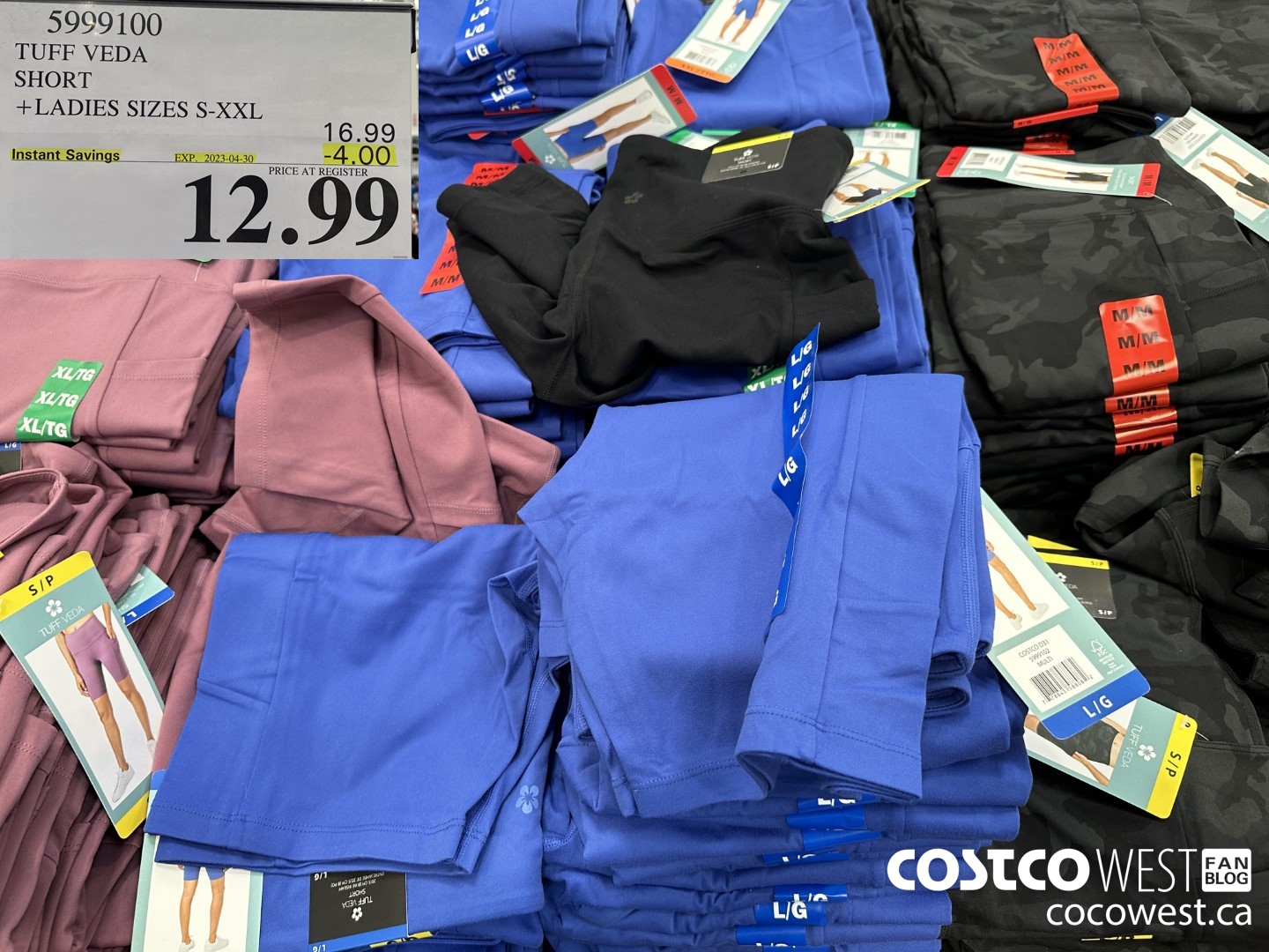 5999100 TUFF VEDA SHORT LADIES SIZES S-XXL ($4.00 INSTANT SAVINGS EXPIRES ON 2023-04-30) $12.99