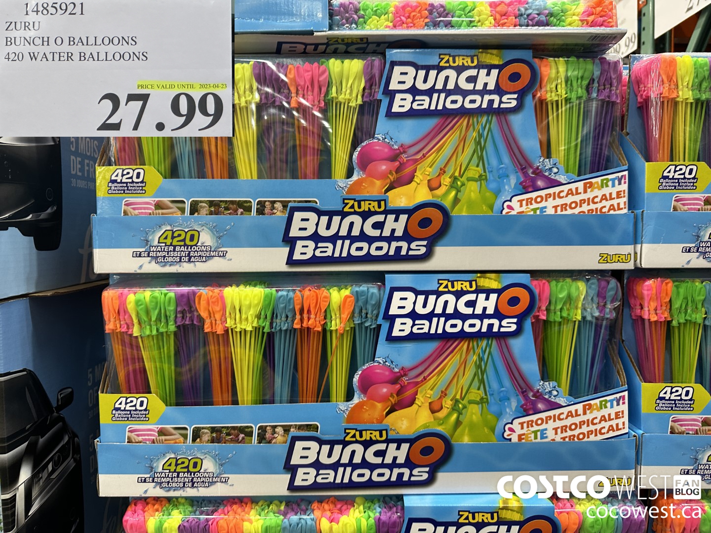 1485921 ZURU BUNCH O BALLOONS 420 WATER BALLOONS (EXPIRES ON 2023-04-23) $27.99