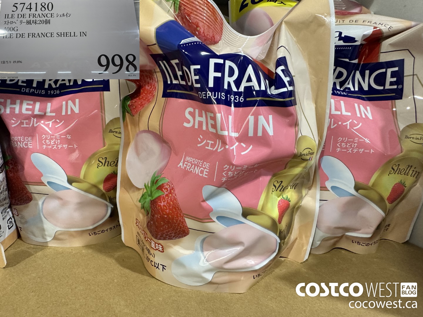 574180 400G ILE DE FRANCE SHELL IN $998.00