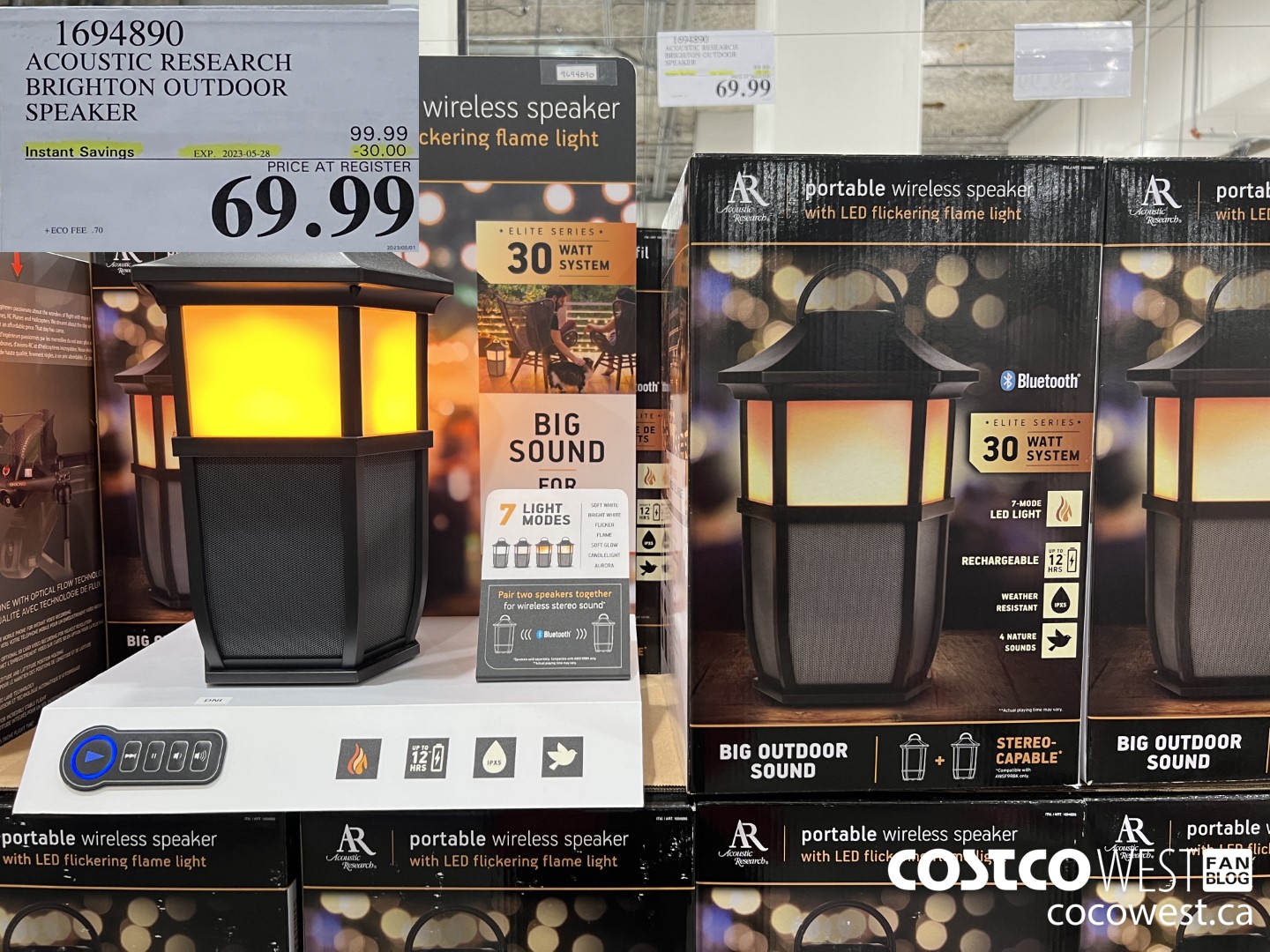 1694890 ACOUSTIC RESEARCH BRIGHTON OUTDOOR SPEAKER ($30.00 INSTANT SAVINGS EXPIRES ON 2023-05-28) $69.99