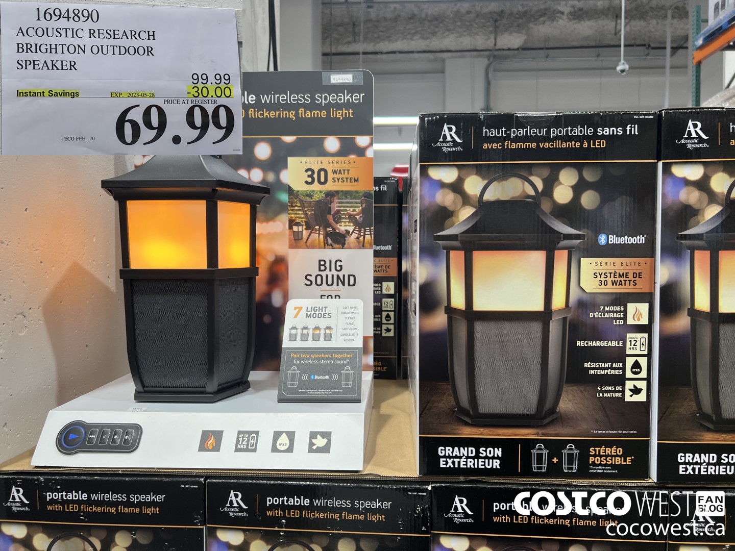 1694890 ACOUSTIC RESEARCH BRIGHTON OUTDOOR SPEAKER ($30.00 INSTANT SAVINGS EXPIRES ON 2023-05-28) $69.99