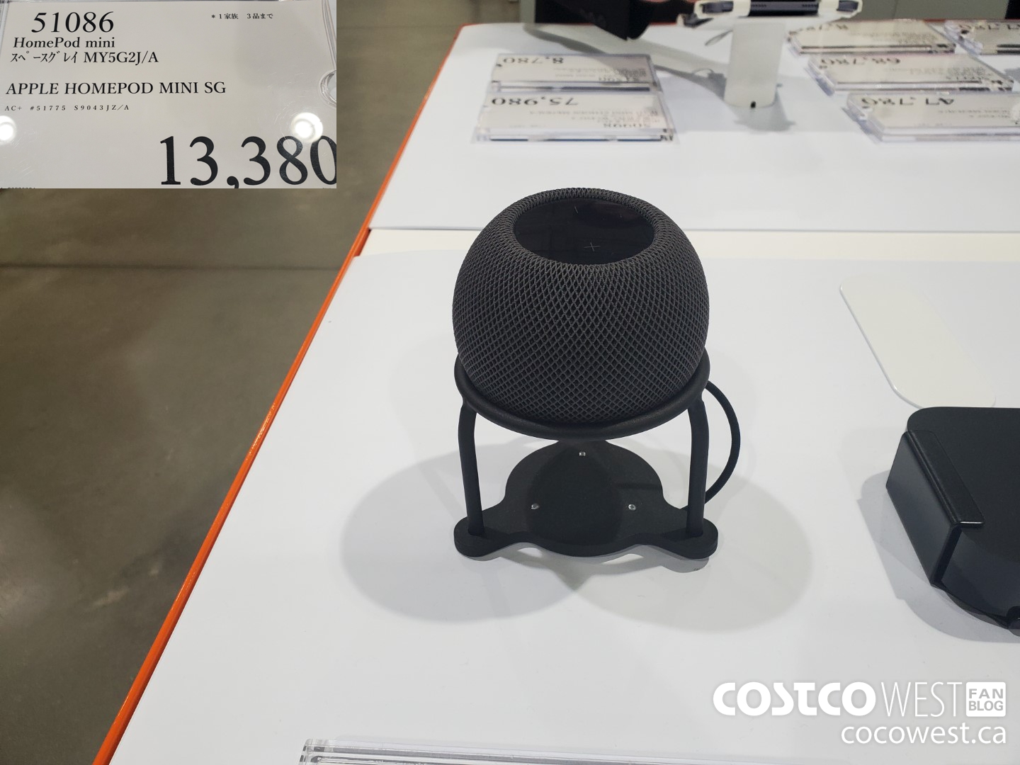 51086 APPLE HOMEPOD MINI MY5G2J/A $13380.00