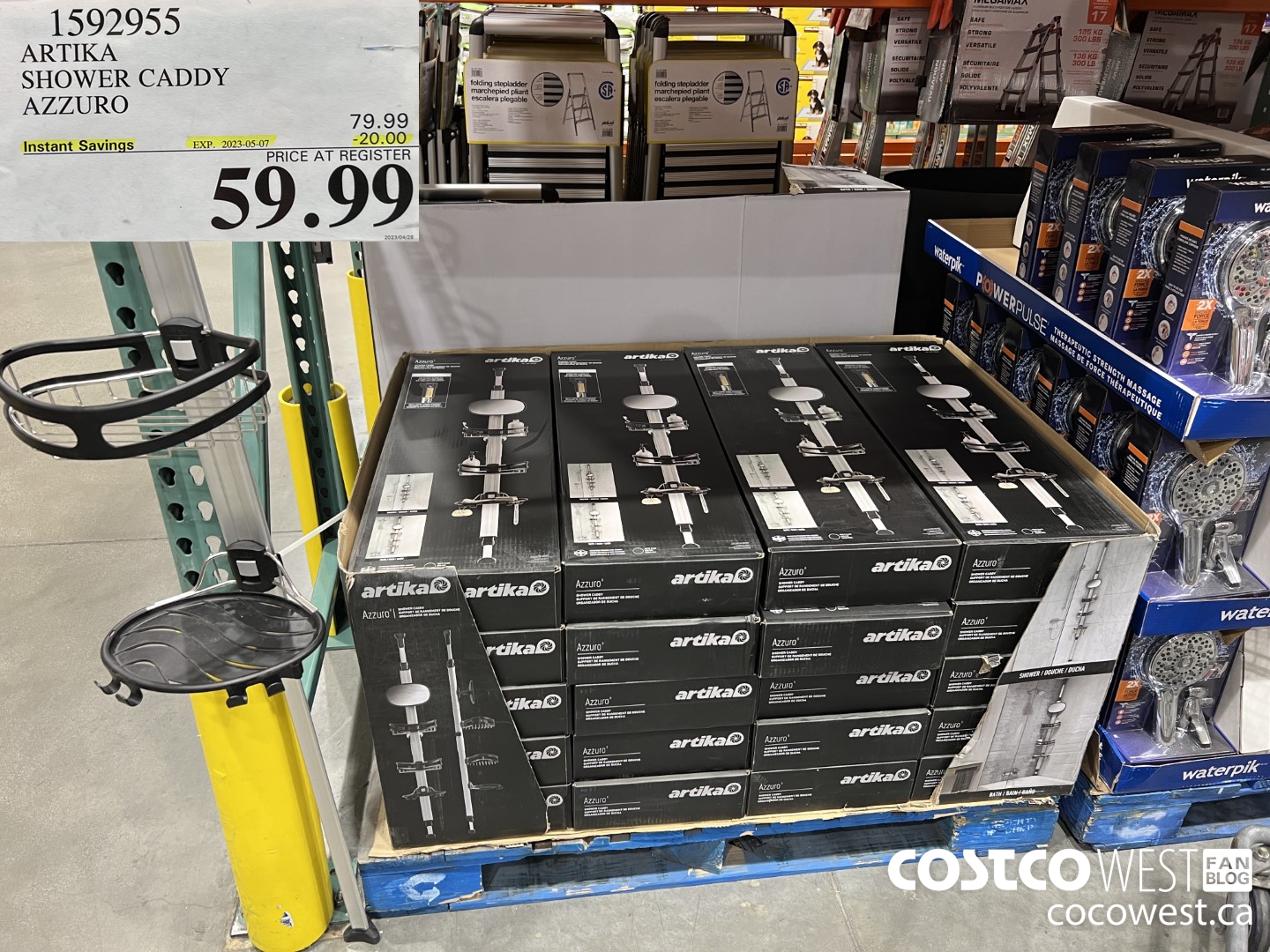 1592955 ARTIKA SHOWER CADDY AZZURO ($20.00 INSTANT SAVINGS EXPIRES ON 2023-05-07) $59.99