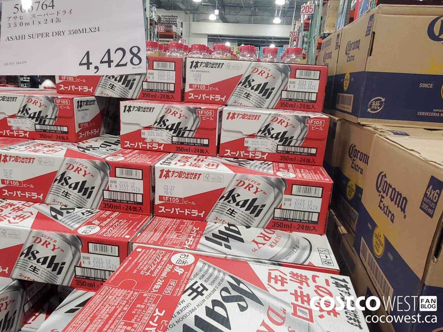 506764 ASAHI SUPER DRY 350ML X 24 $4428.00