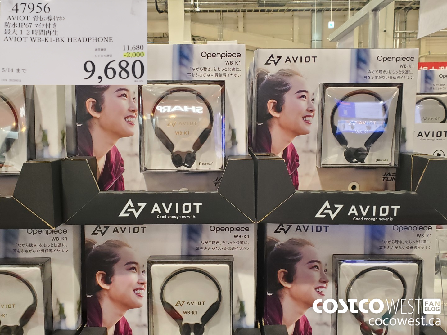 47956 AVIOT WB-K1-BK HEADPHONE ($2000.00 INSTANT SAVINGS) $9680.00
