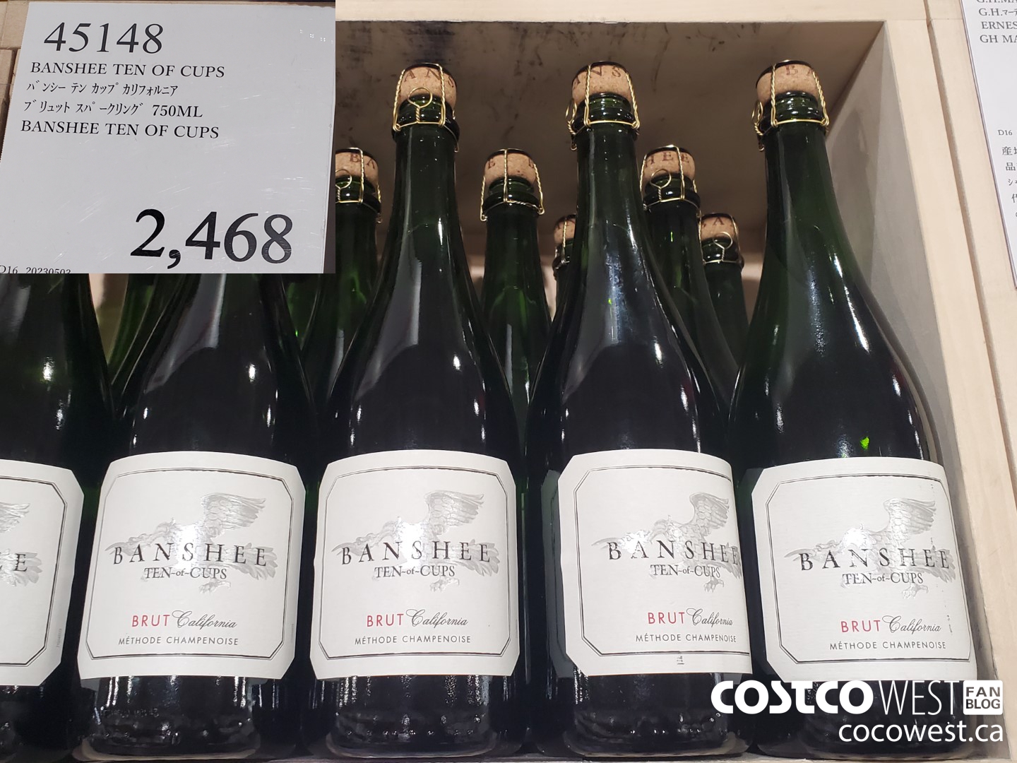 45148 BANSHEE TEN OF CUPS 750ML $2468.00