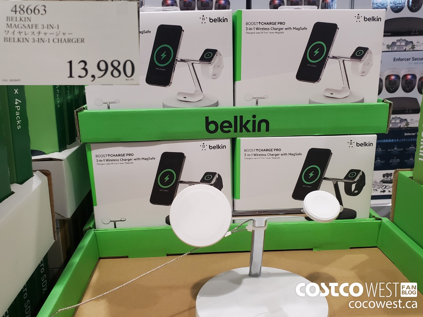48663 BELKIN MAGSAFE 3-IN-1 CHARGER $13980.00
