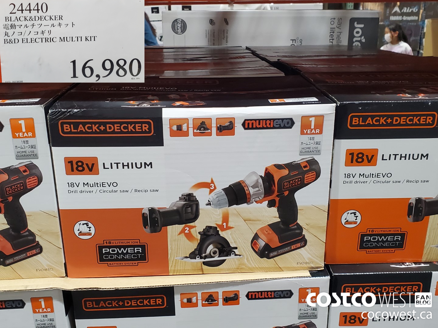 24440 BLACK&DECKER ELECTRIC MULTI KIT $16980.00