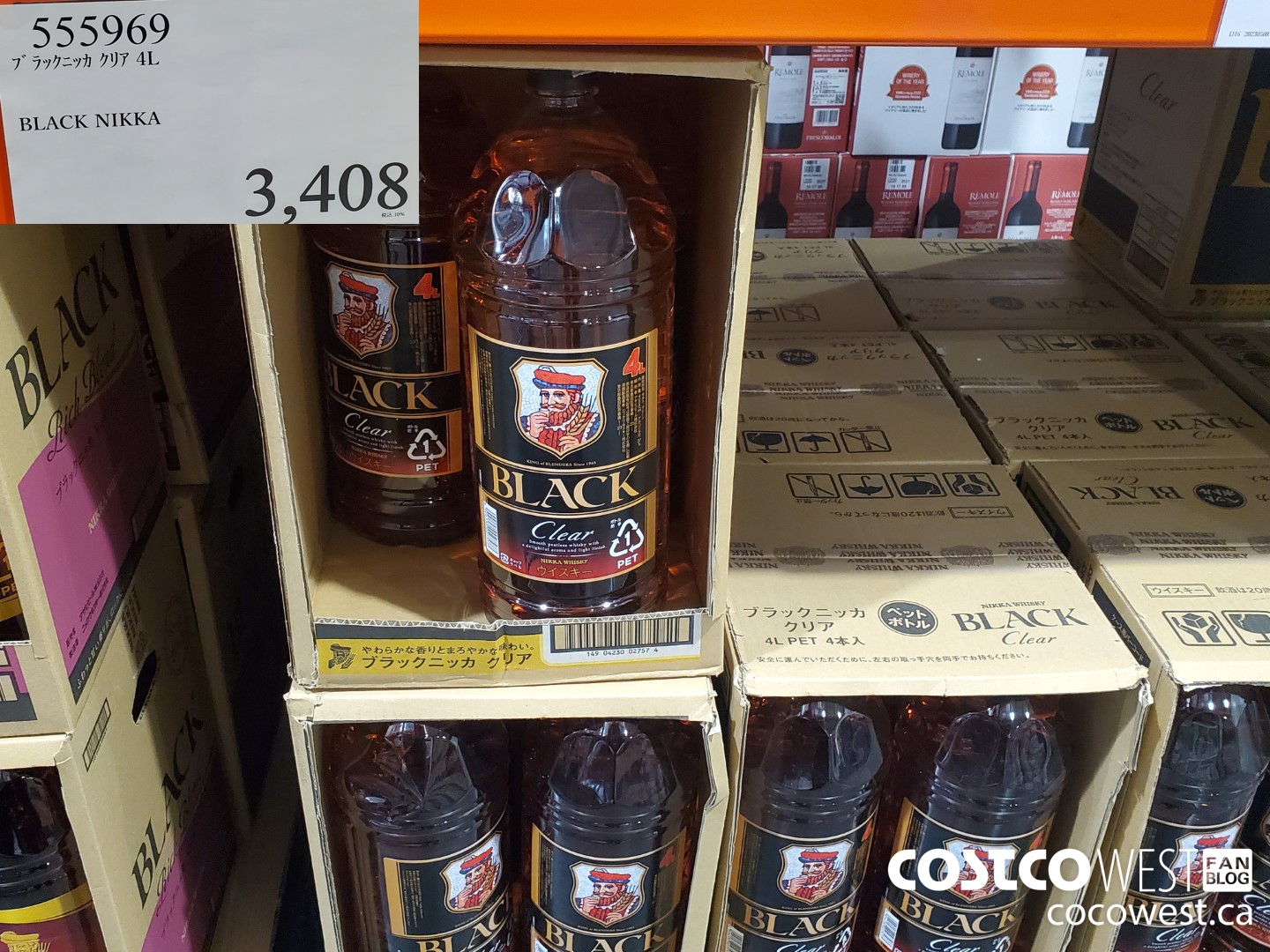 555969 BLACK NIKKA 4L $3408.00
