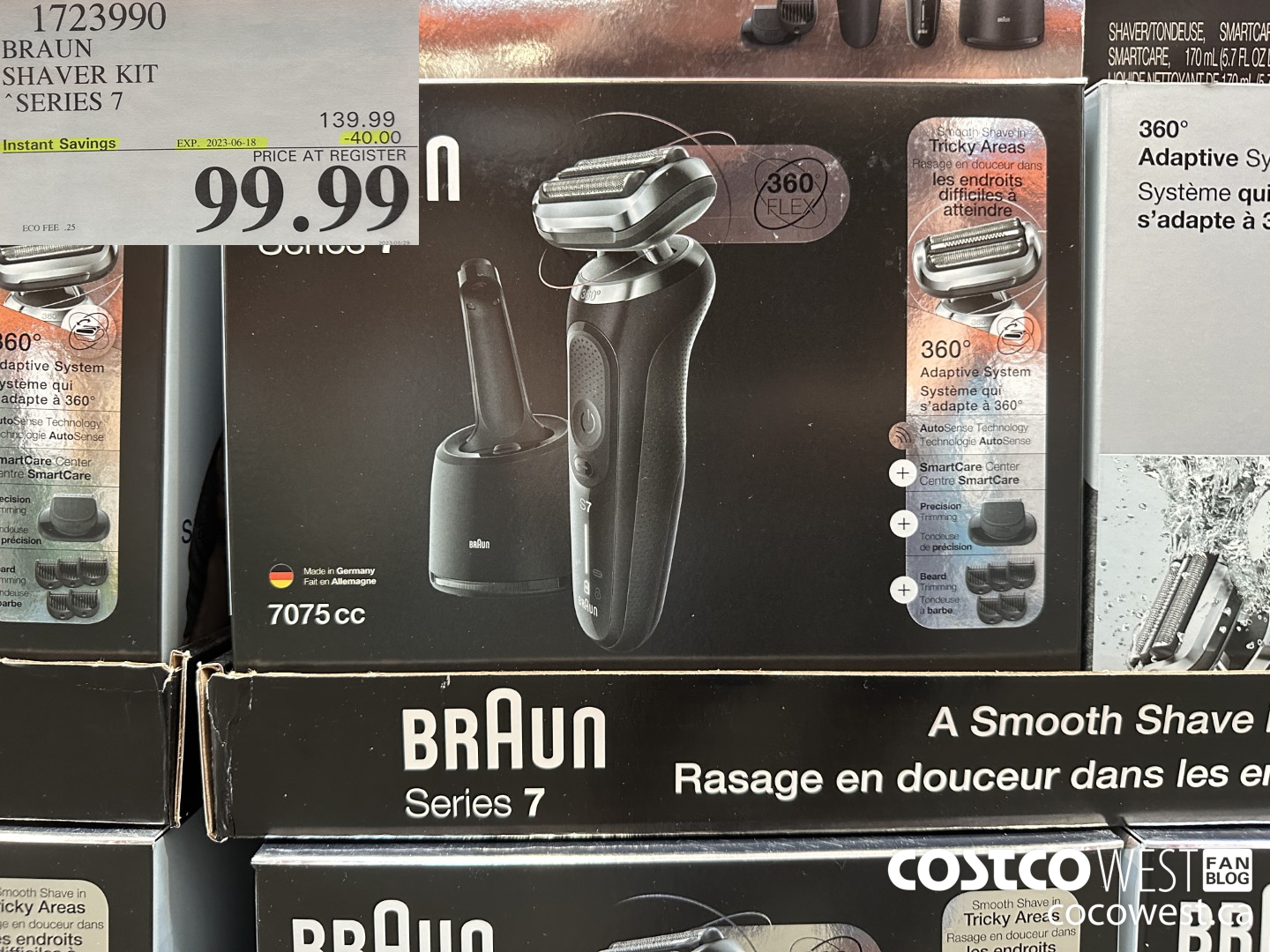 1723990 BRAUN SHAVER KIT SERIES 7 ($40.00 INSTANT SAVINGS EXPIRES ON 2023-06-18) $99.99