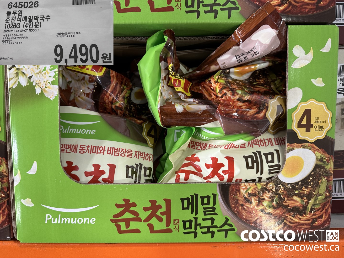 645026 BUCKWHEAT SPICY NOODLE 1026G $9490.00