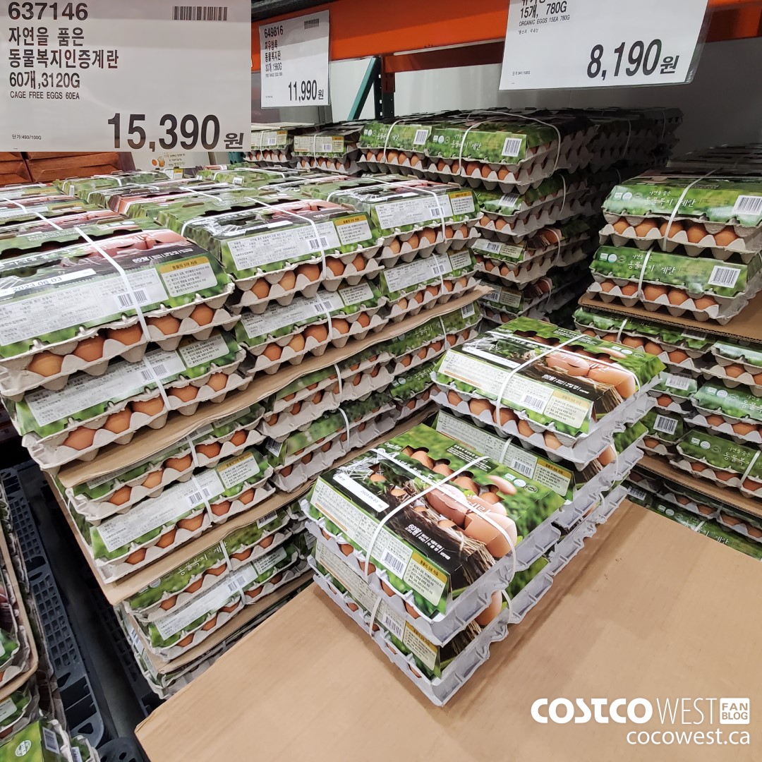 637146 CAGE FREE EGGS 60EA 3120G $15390.00