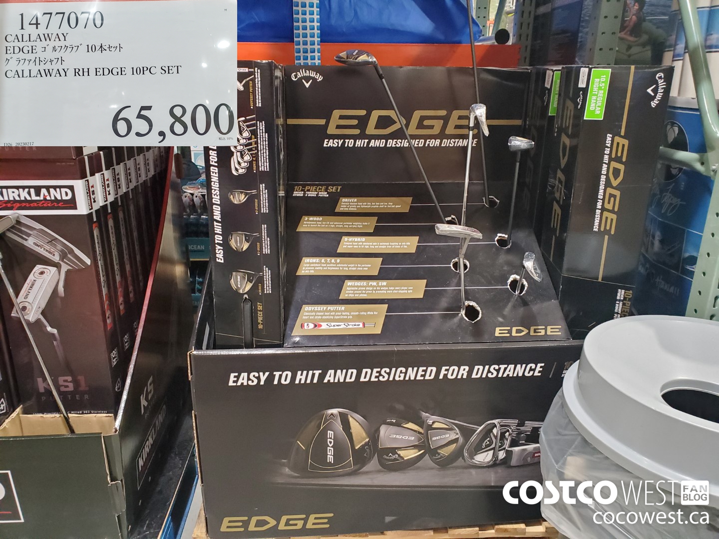 1477070 CALLAWAY RH EDGE 10PC SET $65800.00