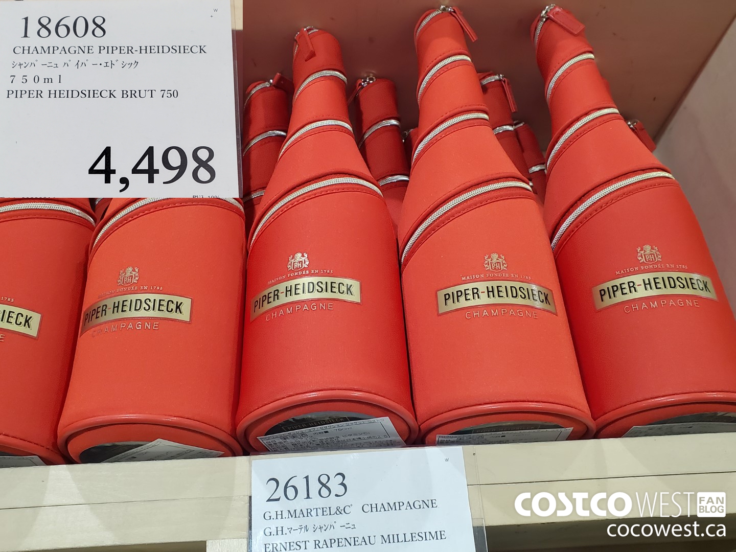 18608 CHAMPAGNE PPER-HEIDSIECK BRUT 750ML $4498.00