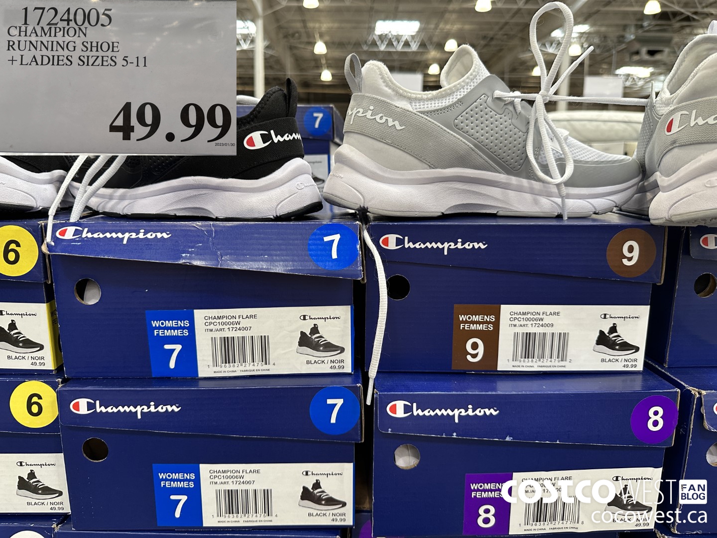 1724005 CHAMPION RUNNING SHOE LADIES SIZES 5-11 $49.99