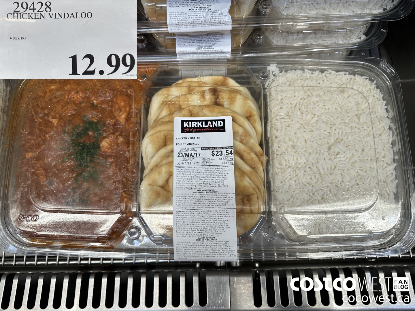 29428 CHICKEN VINDALOO $12.99