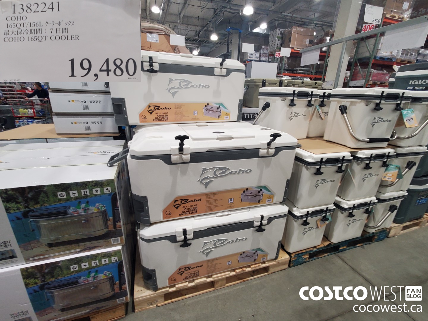 1382241 COHO 165QT COOLER $19480.00
