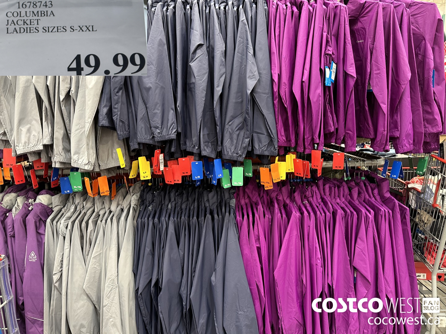 1678743 COLUMBIA JACKET LADIES SIZES S-XXL $49.99