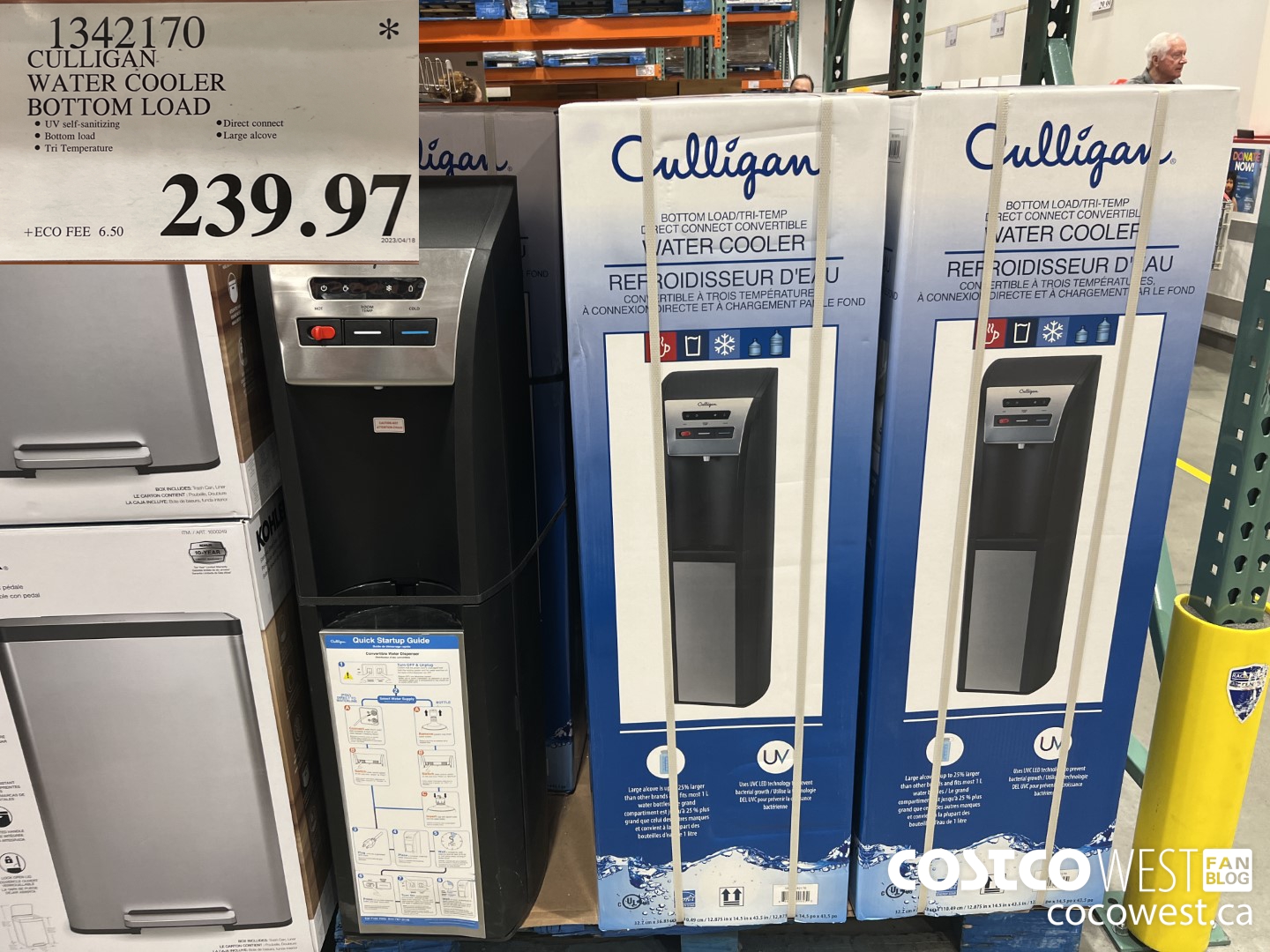 1342170 CULLIGAN WATER COOLER BOTTOM LOAD $239.97