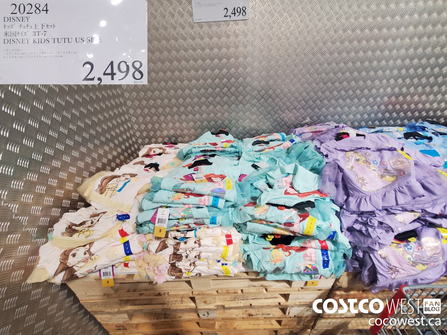 20284 DISNEY KIDS TUTU US SIZE 3T-7 $2498.00